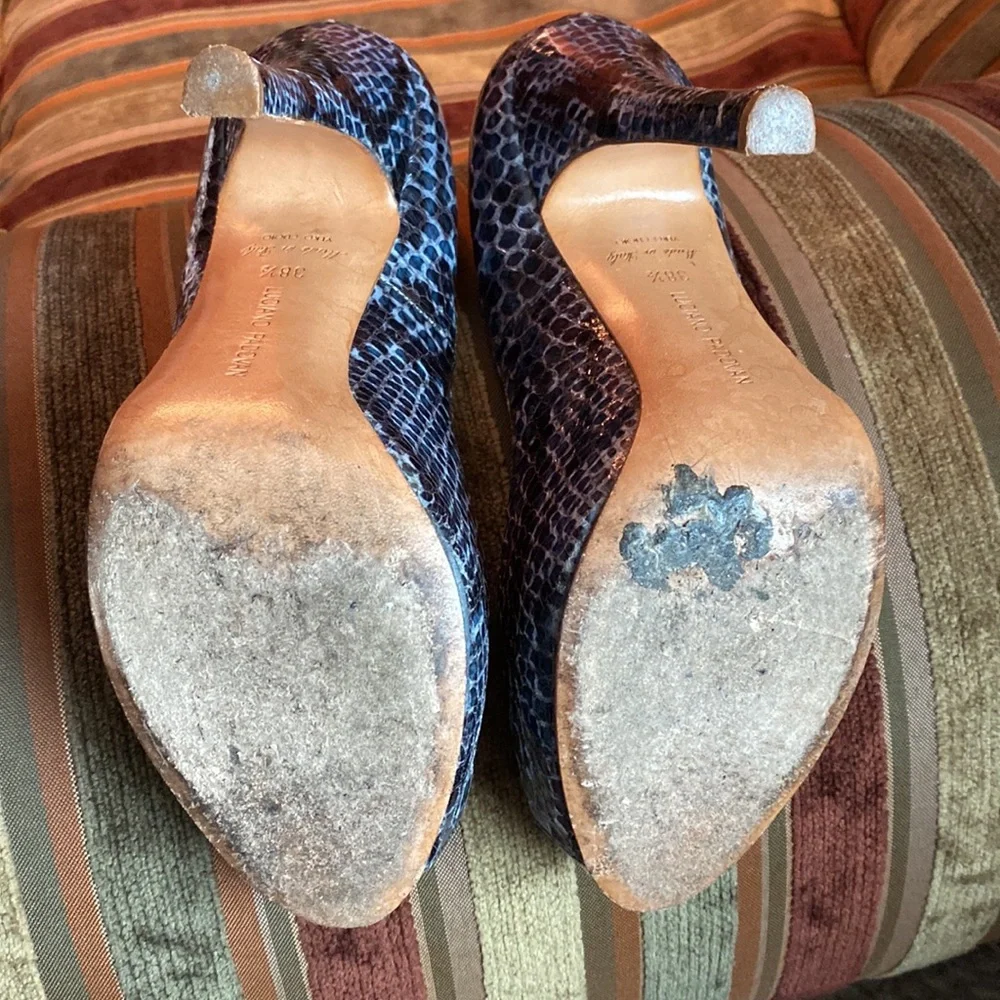 Luciano Padovan Python Pumps - Picture 5 of 6